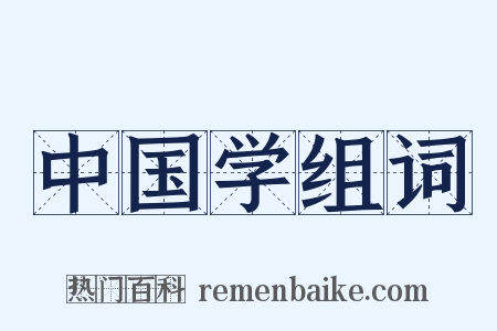 中国学组词是什么意思的图片